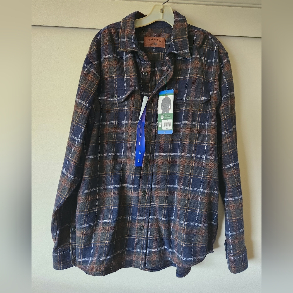Orvis front button shirt